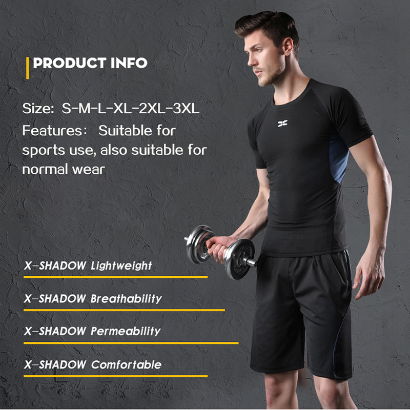 5 Pcs/Set Men Fitness Sports Suit