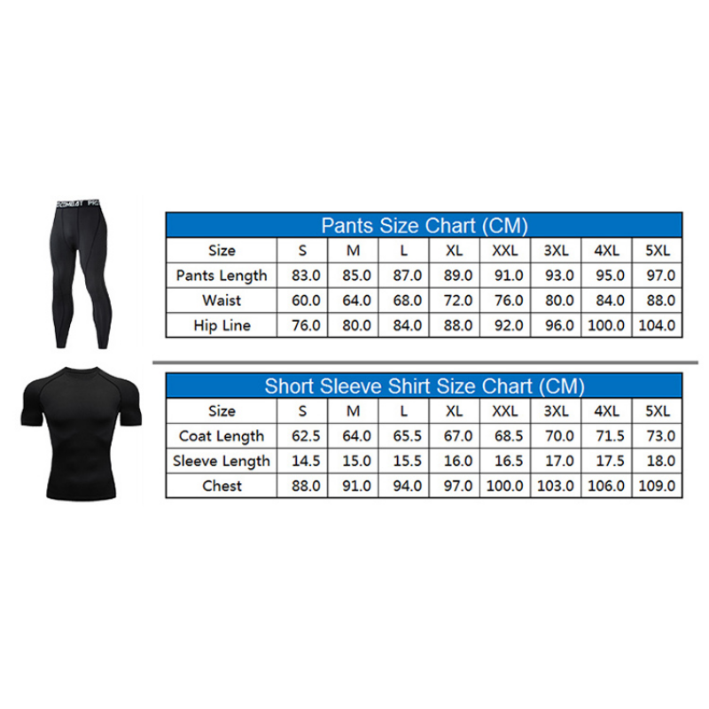 Fitness Compression Suits Running Set