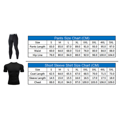 Fitness Compression Suits Running Set