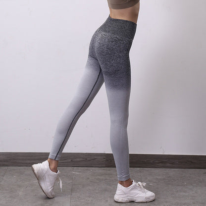 Female Gradient Seamless Yoga Set