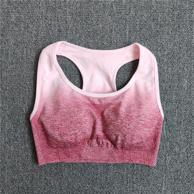 Female Gradient Seamless Yoga Set