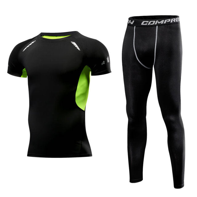 Fitness Compression Suits Running Set