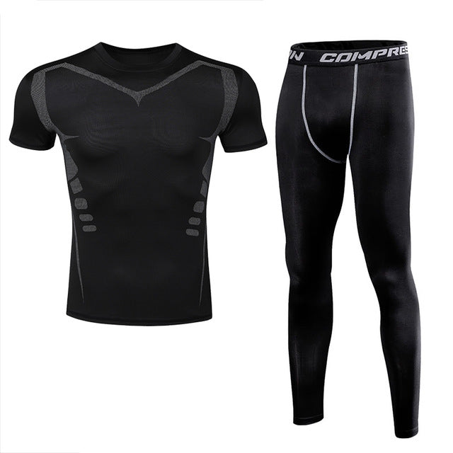 Fitness Compression Suits Running Set