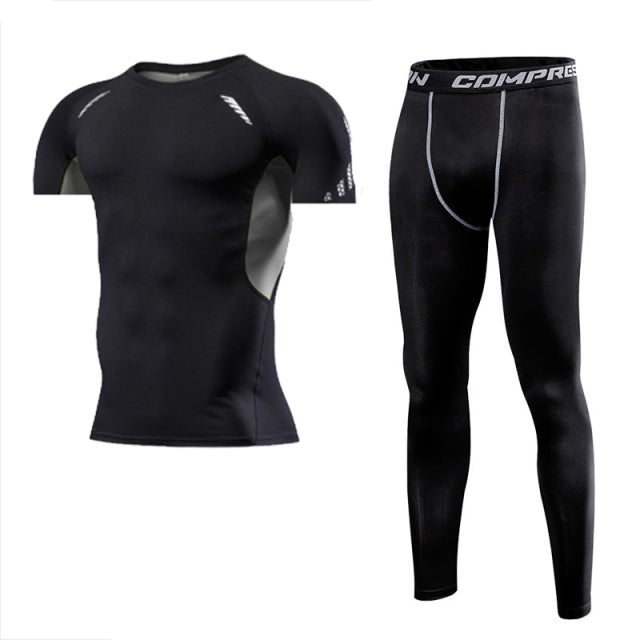 Fitness Compression Suits Running Set