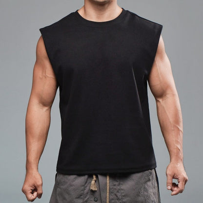 Man Tank Top Broad Shoulder Vest