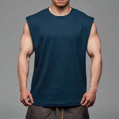 Man Tank Top Broad Shoulder Vest