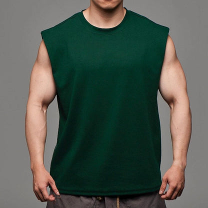 Man Tank Top Broad Shoulder Vest