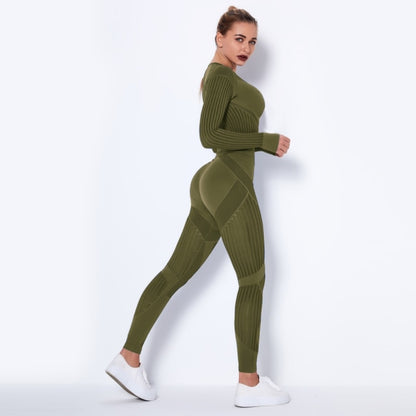 Hollow Out Seamless Yoga Set