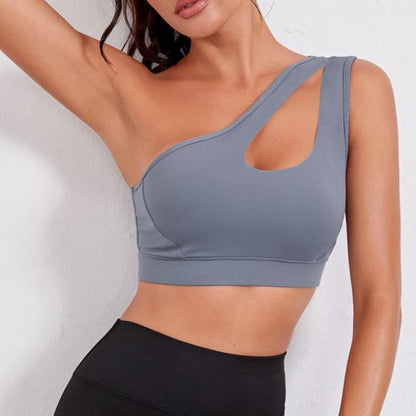 Sexy One Shoulder Yoga Bras