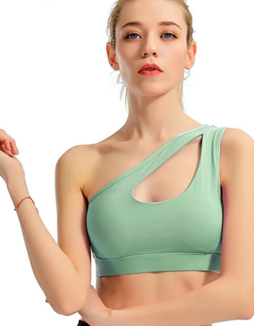 Sexy One Shoulder Yoga Bras