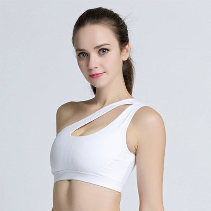 Sexy One Shoulder Yoga Bras