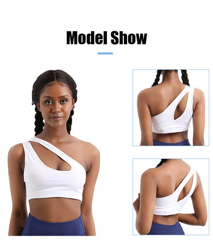 Sexy One Shoulder Yoga Bras