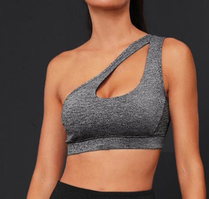 Sexy One Shoulder Yoga Bras